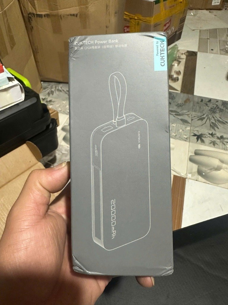Pin Sạc Dự Phòng CUKTECH CP24 20000mAh Sạc Nhanh 40W (Tích Hợp Cáp Type-C Liền Thân) - Ảnh 2