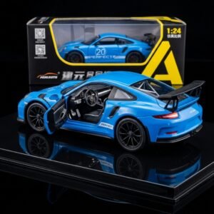 Mô Hình Xe Kim Loại Siêu Xe Porsche 911 GT3 RS Tỷ Lệ 1:24 MINIAUTO (Hợp Kim Nguyên Khối - Mở Cửa & Đèn Âm Thanh)

